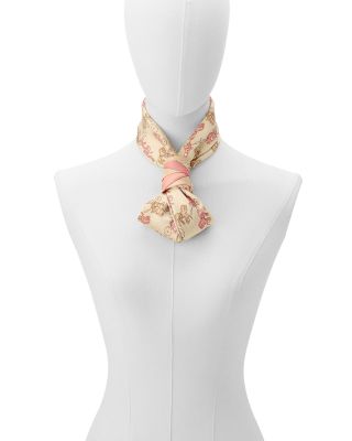 Horse & Carriage Straps Printed Silk Square Scarf