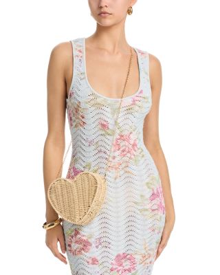 Wicker Heart Crossbody