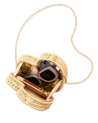 Wicker Heart Crossbody