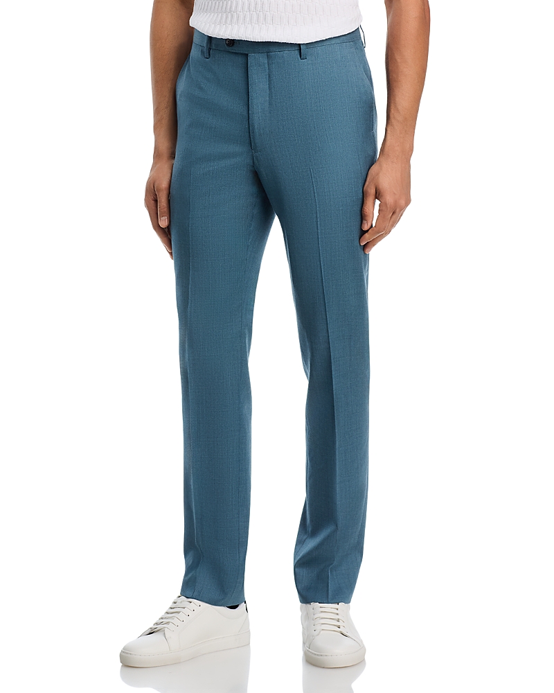 John Varvatos Star Usa Dusty Green Solid Suit Pants