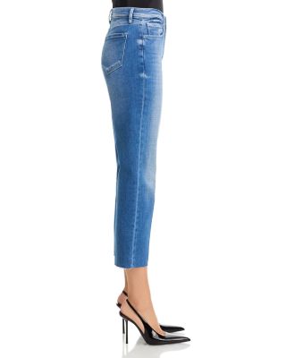 Sada Mid Rise Crop Jeans in Castro