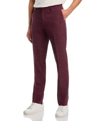 Slim Fit Solid Suit Pants