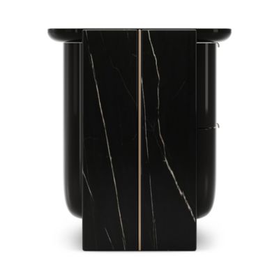 Overlap Large Nightstand, Dark