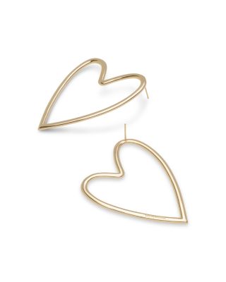 Lover Large Heart Stud Earrings