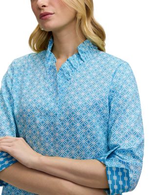 Tammy Geo Lattice Print Top 