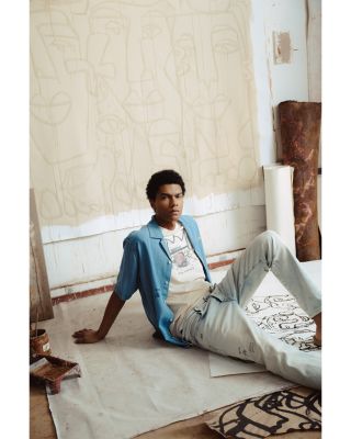 Basquiat Artwork Relaxed Fit Tee