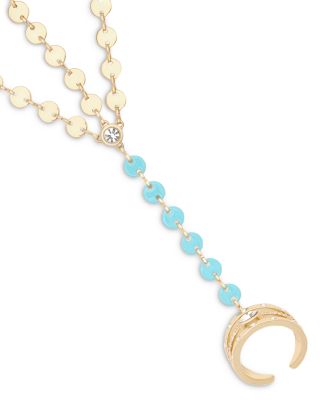Saruti Crystal & Color Disc Hand Chain 