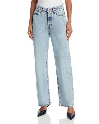 Sofie Relaxed Straight Leg Jeans in Blue