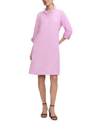 Tammy Geo Lattice Print Dress