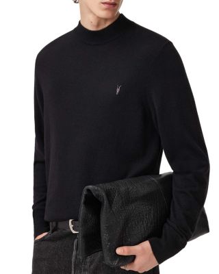 Kilburn Wool & Nylon Regular Fit Mock Neck Sweater