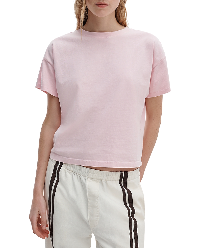Rag & Bone Distressed Washed Kelly Boxy Tee · L