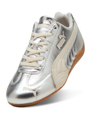 Women's Speedcat Silver Running Sneakers