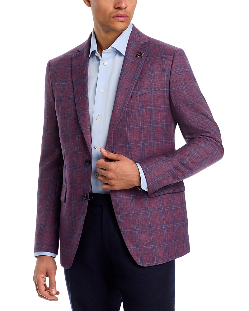 John Varvatos Star Usa Slim Fit Plaid Sport Coat