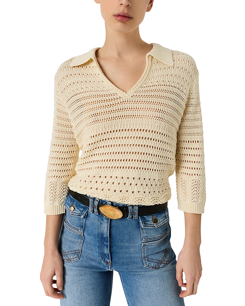 Gerard Darel Layla Polo Sweater