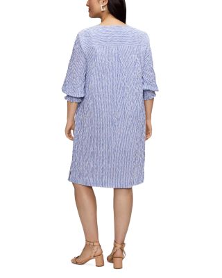 Alicia Jacquard Dot Crinkle Dress