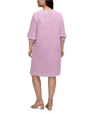 Alicia Jacquard Dot Crinkle Dress