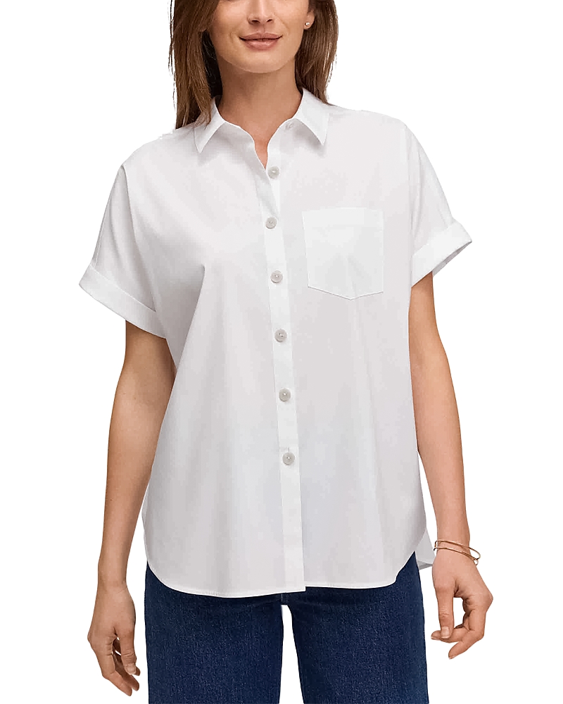 Foxcroft Abigail Short Sleeve Stretch Top