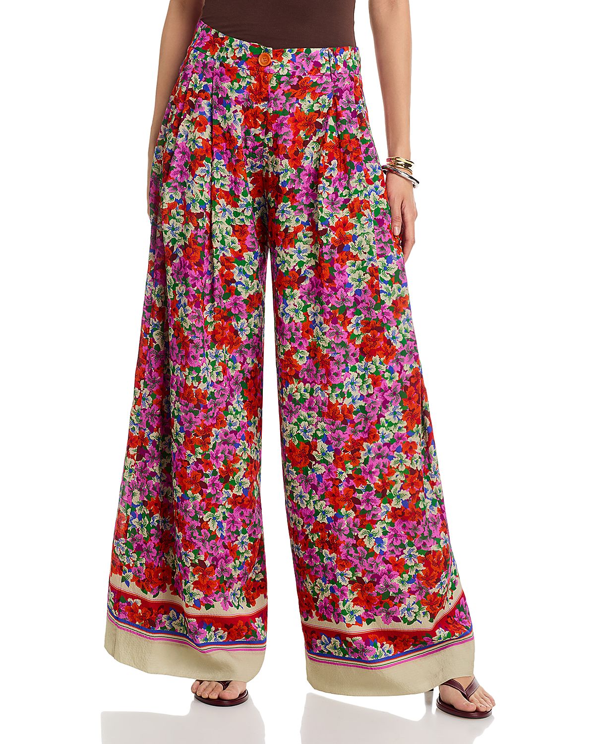 Essentiel Antwerp Printed Wide Leg Pants