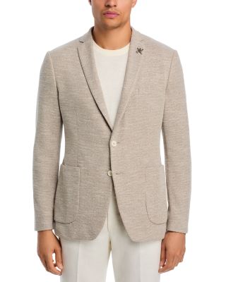Slim Fit Notched Lapel Sport Coat