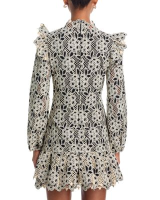 Floral Lace Mini Dress - Exclusive