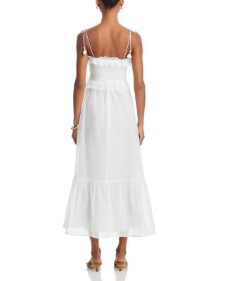 Ruffle Lace Midi Dress - Exclusive