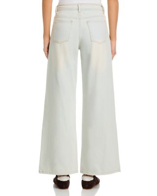 Salt Wash Stretch Denim Wide Leg Pants