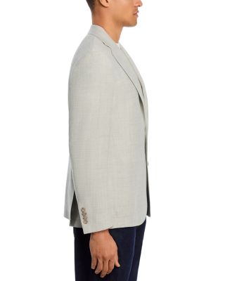 Wool Pique Jersey Slim Fit Unstructured Sport Coat