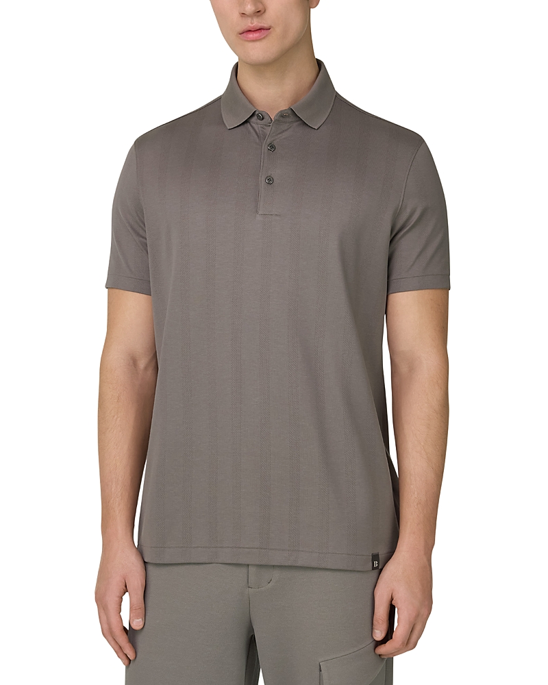Boggi Milano Jersey Polo Shirt With S-Cafe Yarn
