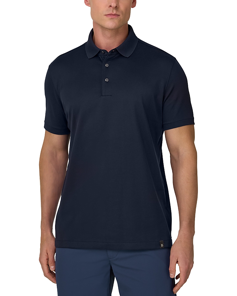Boggi Milano Jersey Polo Shirt With S-Cafe Yarn