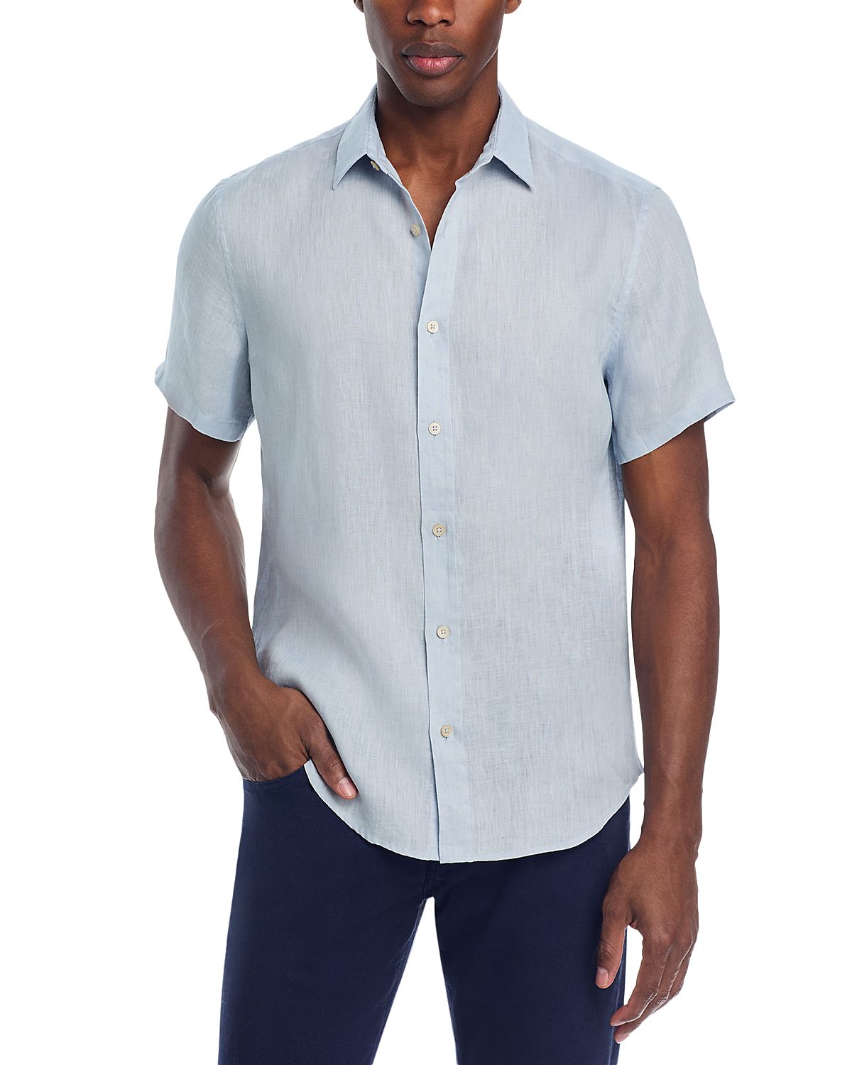 The Men's Store at Bloomingdale's Short Sleeve Linen Shirt