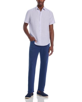 Linen Banker Stripe Shirt