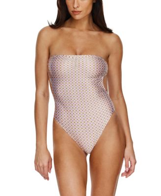 Vacation Mode Bandeau One Piece