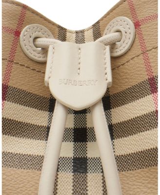  Mini Check Bucket Bag