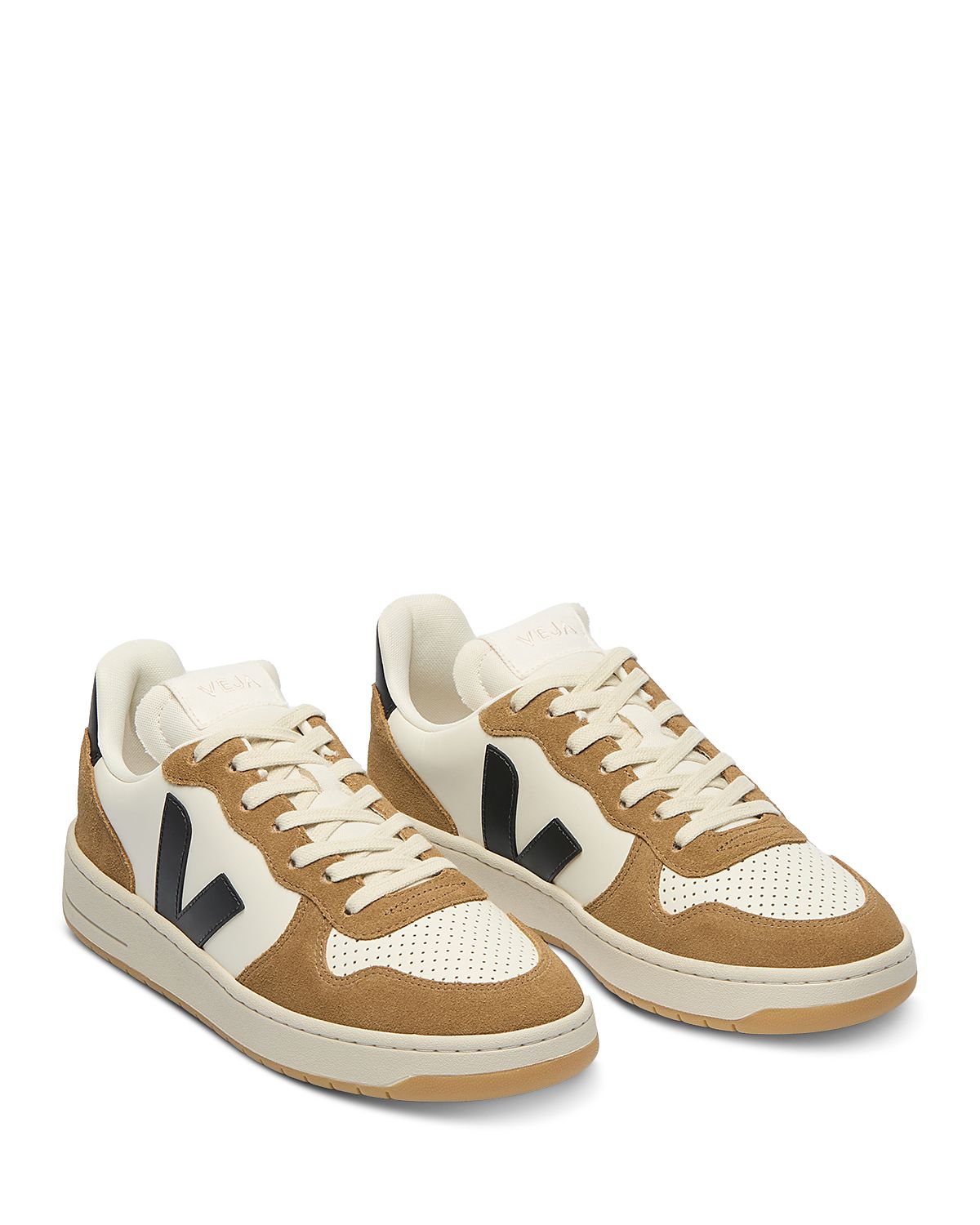 Veja Men's V-10 Low Top Leather Sneakers