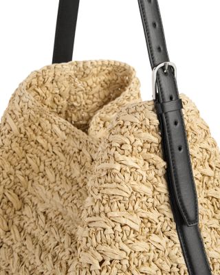 Woven Paper Raffia Tote Bag