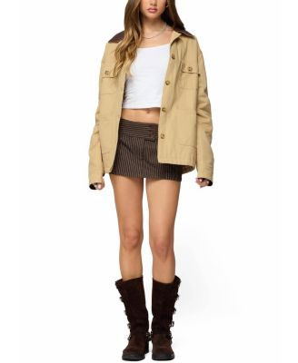 Lorna Pinstripe Mini Skort