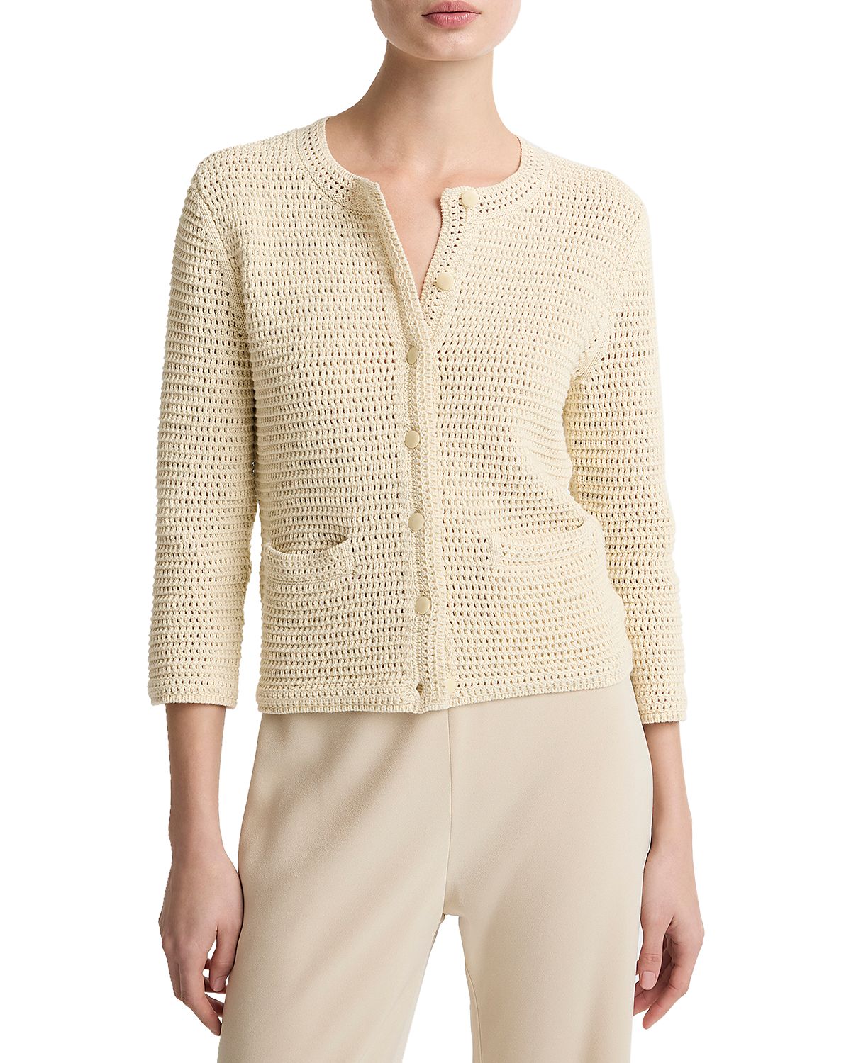 Vince Crochet Cardigan Jacket