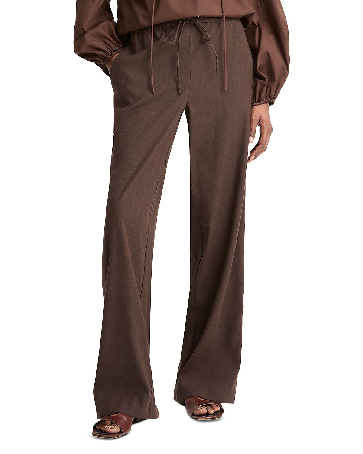Vince Drawstring Mid Rise Pants