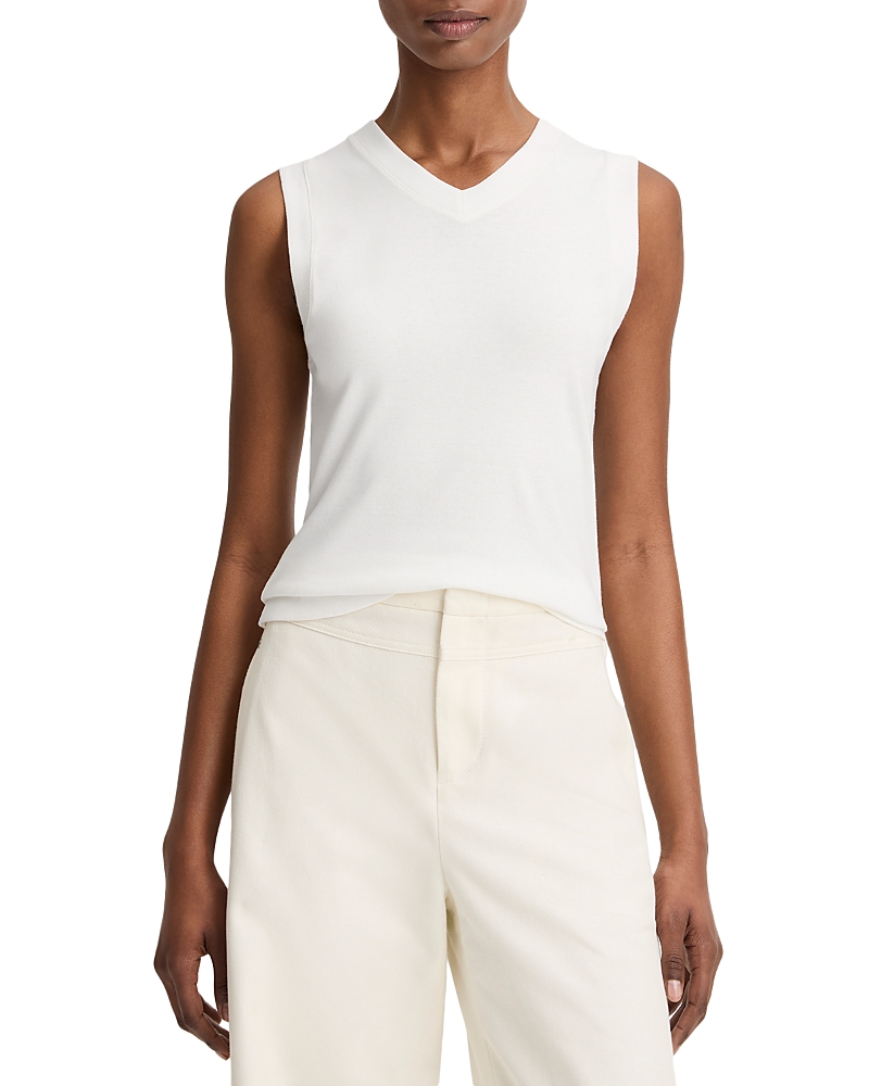 Vince High V Neck Shell
