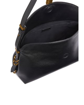 Saddle Horizontal Classic Leather Shoulder Bag