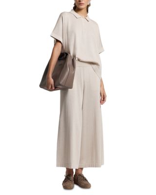 Short Sleeve Polo Sweater