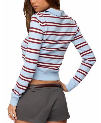 Brayden Striped Polo Sweater