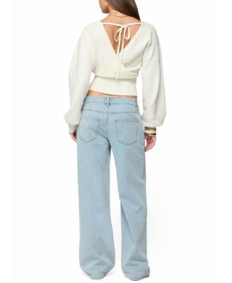 Lillia V Neck Wrap Sweater