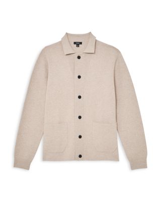 Plaza Long Sleeve Button Through Ribbed Cardigan
