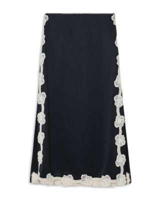 Doa Floral Lace Detail Skirt