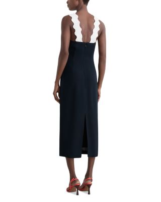 Dillon Contrast Bodycon Midi Dress