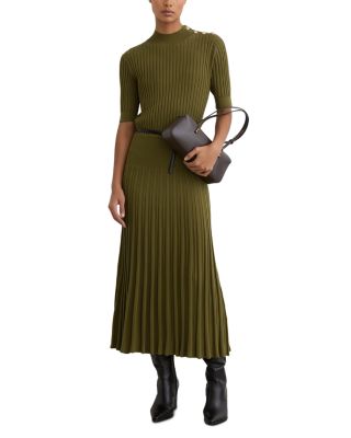 Harriet Short Sleeve Button Knitted Dress