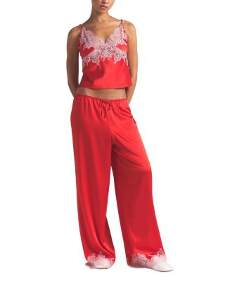 Silk Blend Lace Trim Camisole