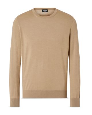 Cashseta Cashmere & Silk Crewneck Sweater