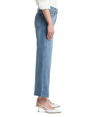 High Rise Cropped Wide Leg Alexa Jeans in Clara